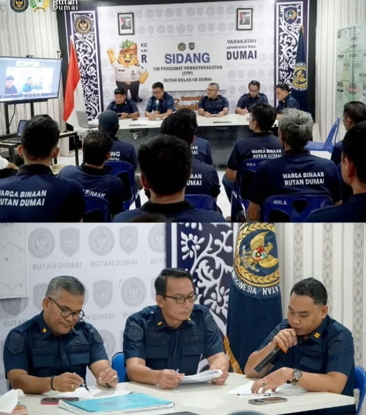 Rutan Dumai Gelar Sidang TPP Usulan Integrasi Warga Binaan