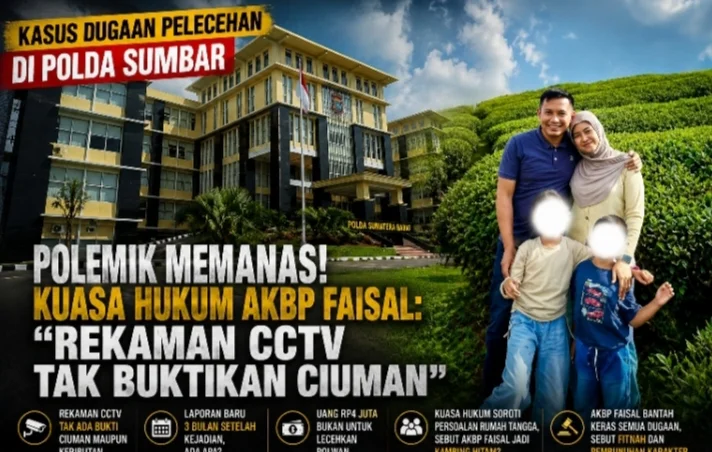 Rekaman CCTV Jadi Sorotan, Kuasa Hukum AKBP Faisal Klaim Tak Ada Bukti “Cium-Cium”