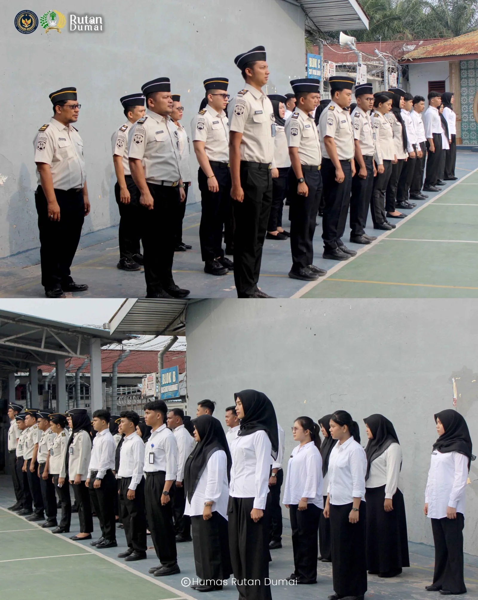 Karutan Dumai Ingatkan Pentingnya Disiplin dan Kekompakan dalam Apel Pagi