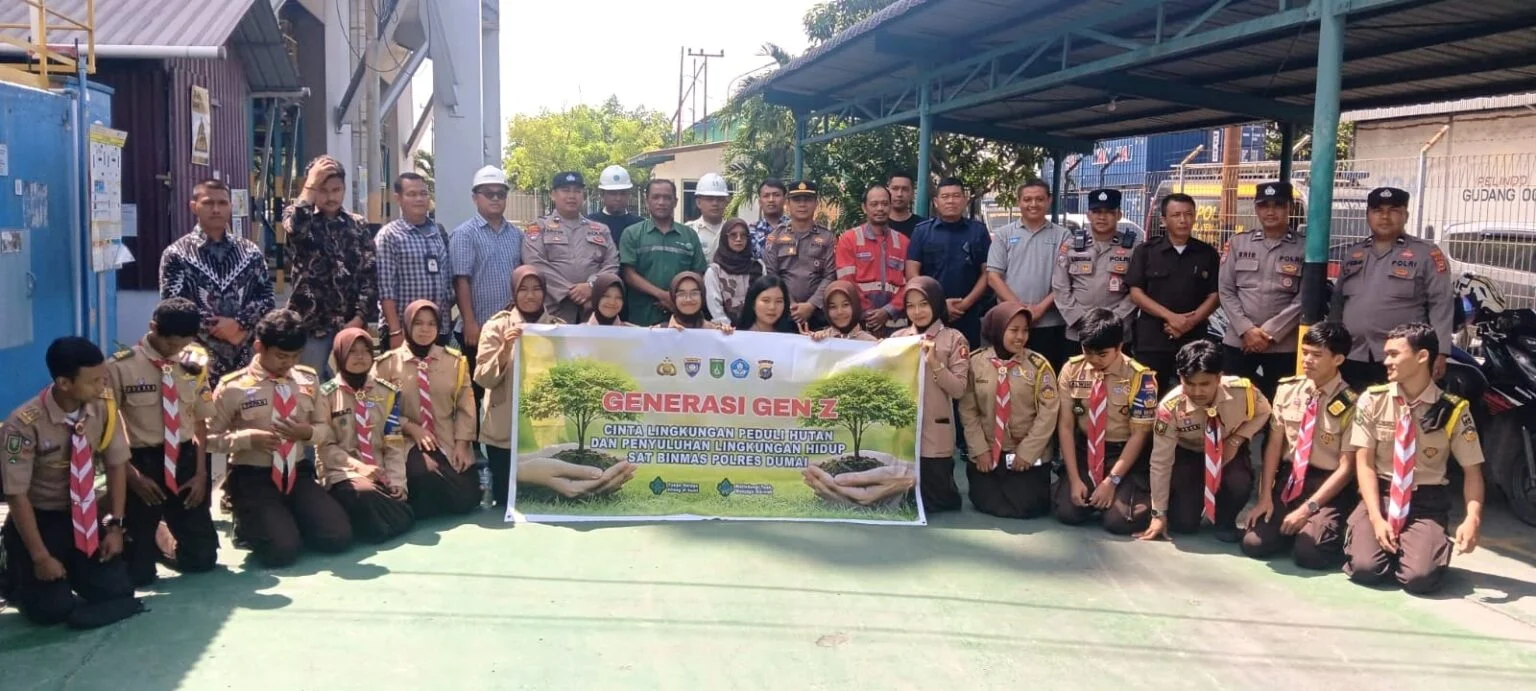 Pelindo Dumai Gaungkan Kepedulian Lingkungan Bersama Polres Dumai