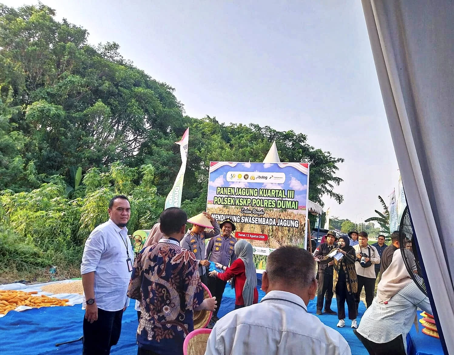 Ketahanan Pangan Jadi Momentum Perkuat Sinergi Pelindo, Polri dan Masyarakat Dumai